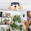 Koyoto Plafoniera, Lampada a sfera Ambrato, 3-Luci