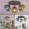 Koyoto Plafoniera, Lampada a sfera Blu, Oro, Verde, Chiaro, 3-Luci