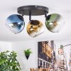 Koyoto Plafoniera, Lampada a sfera Blu, Oro, Verde, Chiaro, 3-Luci