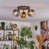 Koyoto Plafoniera, Lampada a sfera Blu, Oro, Verde, Chiaro, 3-Luci