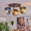 Koyoto Plafoniera, Lampada a sfera Blu, Oro, Verde, Chiaro, 3-Luci