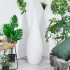 Dalon Lampada da terra per esterno, Lampada da terra LED Bianco, 1-Luce, Telecomando