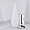 Dalon Lampada da terra per esterno, Lampada da terra LED Bianco, 1-Luce, Telecomando