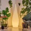 Dalon Lampada da terra per esterno, Lampada da terra LED Bianco, 1-Luce, Telecomando