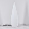 Dalon Lampada da terra per esterno, Lampada da terra LED Bianco, 1-Luce, Telecomando