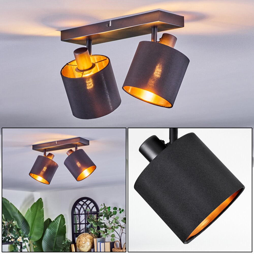 Alsen Plafoniera, Faretto da soffitto Nero, 2-Luci main product photo