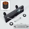 Alsen Plafoniera, Faretto da soffitto Nero, 2-Luci