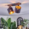 Alsen Plafoniera, Faretto da soffitto Nero, 2-Luci