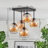 Koyoto Plafoniera, Lampada a sfera 37 cm Ambrato, 5-Luci