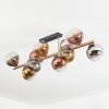 Koyoto Plafoniera, Lampada a sfera Oro, Nero, 10-Luci