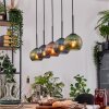 Koyoto Lampadario a sospensione, Lampada a sfera, Lampada a sospensione Écru, Nero, 5-Luci