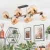 Koyoto Plafoniera, Lampada a sfera Oro, Nero, 10-Luci