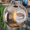 Ripoll Lampadario a sospensione, Lampada a sfera, Lampada a sospensione Cromo, Grigio fumo, 5-Luci