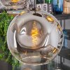 Ripoll Lampadario a sospensione, Lampada a sfera, Lampada a sospensione Cromo, Chiaro, Grigio fumo, 5-Luci