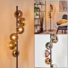 Koyoto Lampada a sfera, Lampada da terra Cromo, Oro, Chiaro, Ramato, Grigio fumo, 6-Luci