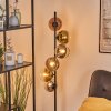 Koyoto Lampada a sfera, Lampada da terra Cromo, Oro, Chiaro, Ramato, Grigio fumo, 6-Luci