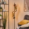 Koyoto Lampada a sfera, Lampada da terra Cromo, Oro, Chiaro, Ramato, Grigio fumo, 6-Luci