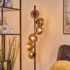 Koyoto Lampada a sfera, Lampada da terra Cromo, Oro, Chiaro, Ramato, Grigio fumo, 6-Luci