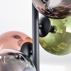 Chehalis Plafoniera, Lampada a sfera 27 cm Blu, Cromo, Verde, Chiaro, Ramato, Grigio fumo, 4-Luci