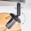 Gastor Plafoniera, Lampada a sfera Ambrato, Chiaro, Grigio fumo, 3-Luci Gastor Plafoniera, Lampada a sfera Ambrato, Chiaro, Grigio fumo, 3-Luci