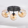 Ripoll Plafoniera, Lampada a sfera Ambrato, 3-Luci