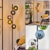 Gastor Lampada a sfera, Lampada da terra 33 cm Blu, Cromo, Verde, Grigio fumo, 5-Luci