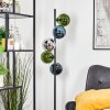 Gastor Lampada a sfera, Lampada da terra 33 cm Blu, Cromo, Verde, Grigio fumo, 5-Luci