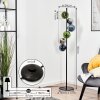 Gastor Lampada a sfera, Lampada da terra 34 cm Blu, Cromo, Verde, Grigio fumo, 6-Luci