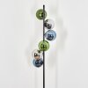 Gastor Lampada a sfera, Lampada da terra 34 cm Blu, Cromo, Verde, Grigio fumo, 6-Luci