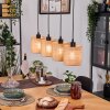 Soungou Lampadario a sospensione, Lampada a sospensione Écru, Nero, 4-Luci