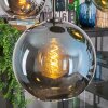 Koyoto Lampadario a sospensione, Lampada a sfera, Lampada a sospensione Blu, Cromo, Verde, Ramato, Grigio fumo, 5-Luci