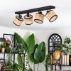 Ramila Plafoniera, Faretto da soffitto Nero, 4-Luci