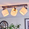 Bassagoda Plafoniera, Faretto da soffitto Nero, 3-Luci