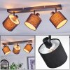 Bassagoda Plafoniera, Faretto da soffitto Nero, 3-Luci