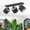 Bassagoda Plafoniera, Faretto da soffitto Nero, 3-Luci