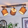 Bassagoda Plafoniera, Faretto da soffitto Nero, 3-Luci
