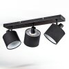 Bassagoda Plafoniera, Faretto da soffitto Nero, 3-Luci