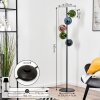 Gastor Lampada a sfera, Lampada da terra 33 cm Blu, Verde, Ramato, 5-Luci