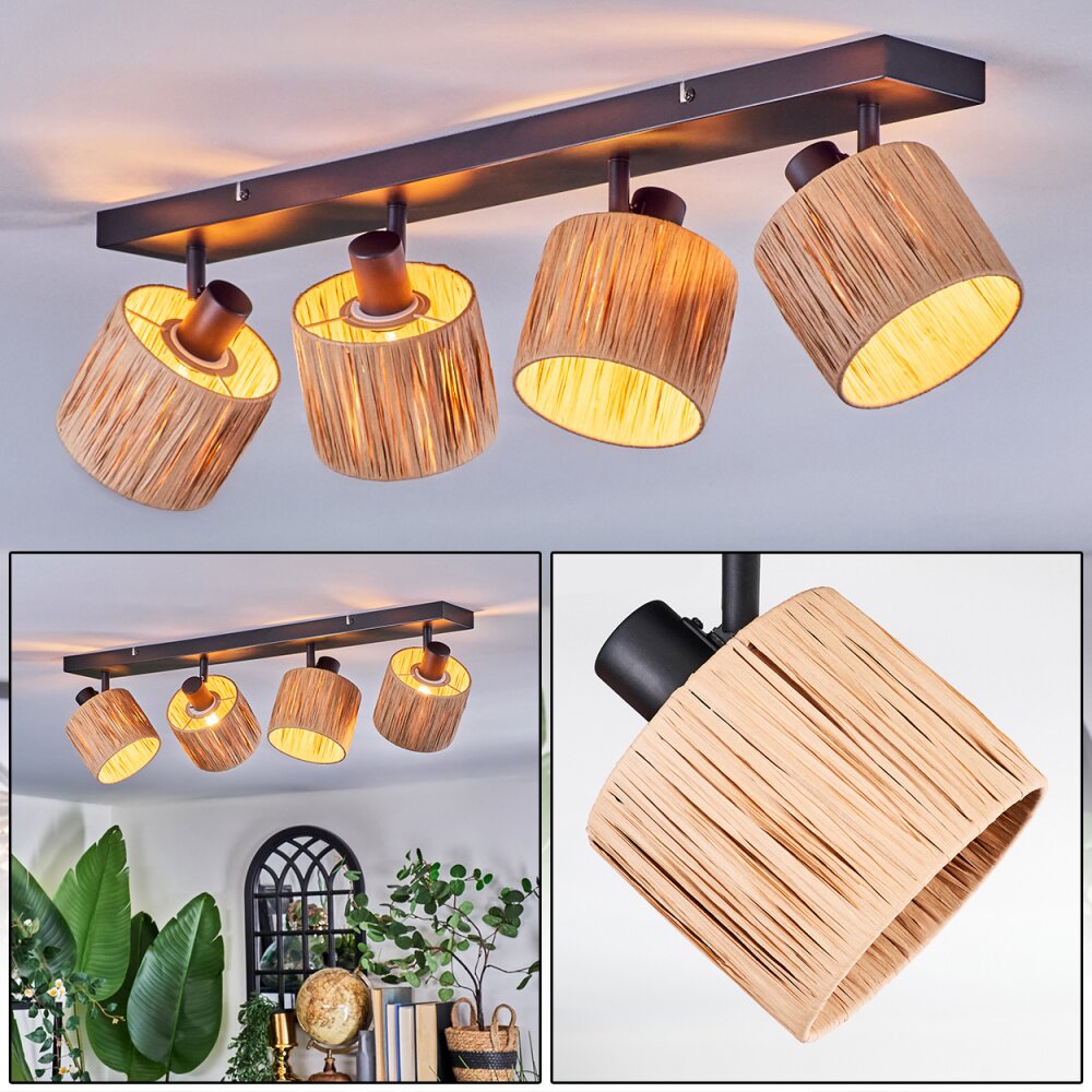 Granja Plafoniera, Faretto da soffitto Nero, 4-Luci main product photo