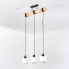 Bassagoda Lampadario a sospensione, Lampada a sospensione Écru, Nero, 3-Luci