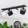 Bassagoda Plafoniera, Faretto da soffitto Nero, 4-Luci