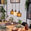 Bassagoda Lampadario a sospensione, Lampada a sospensione Écru, Nero, 3-Luci