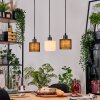 Bassagoda Lampadario a sospensione, Lampada a sospensione Écru, Nero, 3-Luci