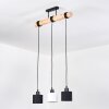 Bassagoda Lampadario a sospensione, Lampada a sospensione Écru, Nero, 3-Luci