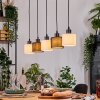 Bassagoda Lampadario a sospensione, Lampada a sospensione Écru, Nero, 5-Luci