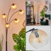 Koyoto Lampada a sfera, Lampada da terra Ambrato, Chiaro, 5-Luci