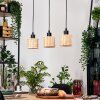 Cavaca Lampadario a sospensione, Lampada a sospensione Écru, Nero, 3-Luci