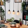 Cavaca Lampadario a sospensione, Lampada a sospensione Écru, Nero, 3-Luci