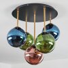 Gastor Plafoniera, Lampada a sfera 45 cm Ottone, Nero, 5-Luci Gastor Plafoniera, Lampada a sfera 45 cm Ottone, Nero, 5-Luci