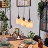 Bassagoda Lampadario a sospensione, Lampada a sospensione Écru, Nero, 3-Luci